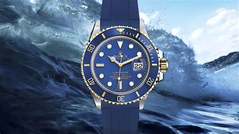 blue suberiner strap rolex|genuine rolex submariner watch bands.